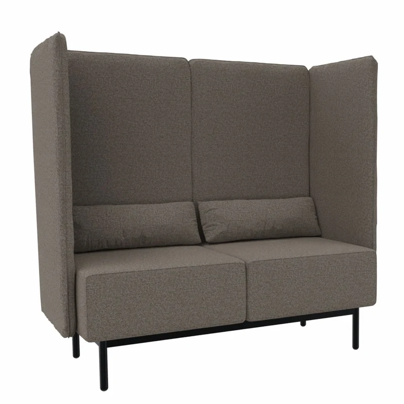 Lounge Sofa hoher Rücken fm Calesita DIALOG - hochwertiger Wollbezug Fenice