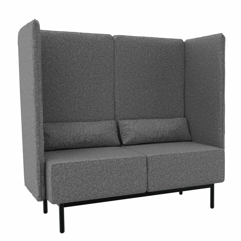 Lounge Sofa hoher Rücken fm Calesita DIALOG - hochwertiger Wollbezug Fenice