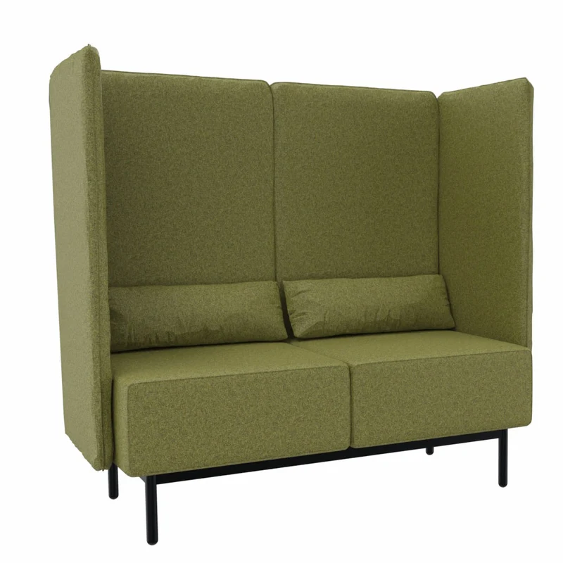 Lounge Sofa hoher Rücken fm Calesita DIALOG - hochwertiger Wollbezug Fenice