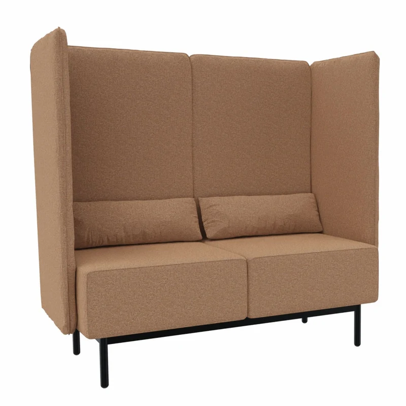 Lounge Sofa hoher Rücken fm Calesita DIALOG - hochwertiger Wollbezug Fenice