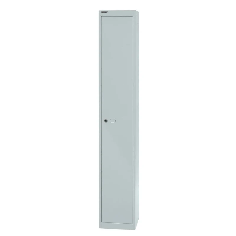 Bisley Stahl-Garderobenschrank Spindschrank "Office Locker" - 1 Fach mit Hutboden und 1 Kleiderhaken - Tiefe 305 und 457 mm - viele Farben - jetzt besonders günstig! auf Rechnung bestellen