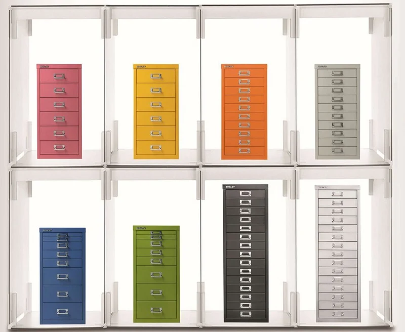 Bisley MultiDrawer™, 12er Serie, 5 Schubladen à H 51 00mm, DIN A4, viele Farben - jetzt auf Rechnung kaufen