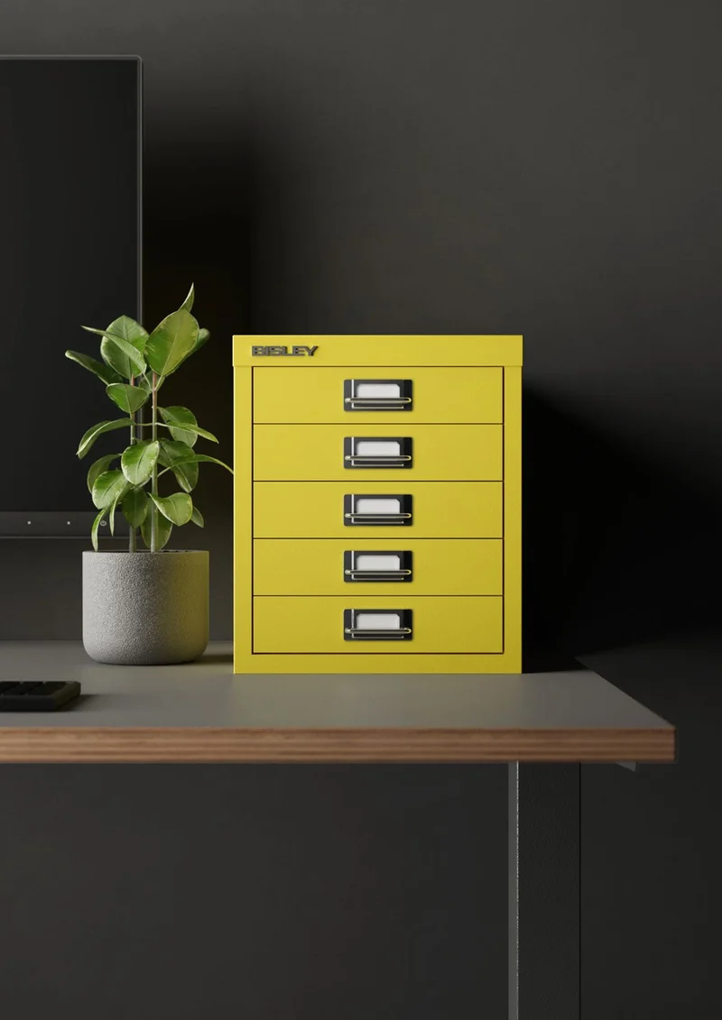 Bisley MultiDrawer™, 12er Serie, 5 Schubladen à H 51 00mm, DIN A4, viele Farben - jetzt auf Rechnung kaufen