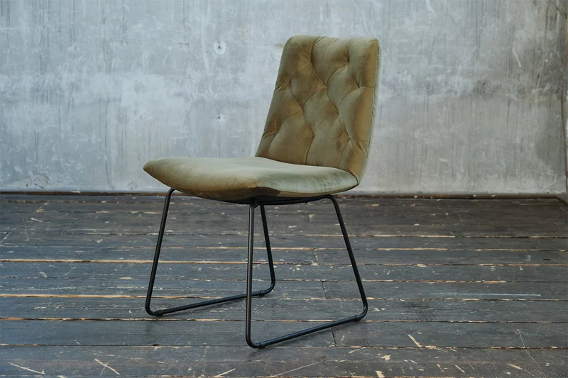KAWOLA Esszimmerstuhl NEW CHARME Velvet oliv