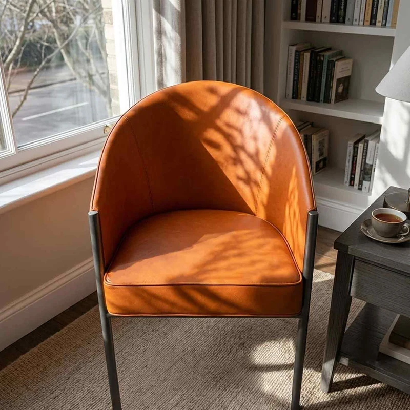 Leather Chair COSTES by Philippe Starck for Driade