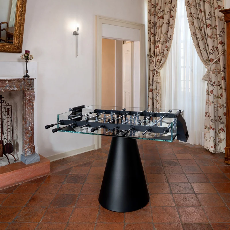 Crystal Foosball Table GHOST by Basaglia and Rota Nodari for FAS Pendezza