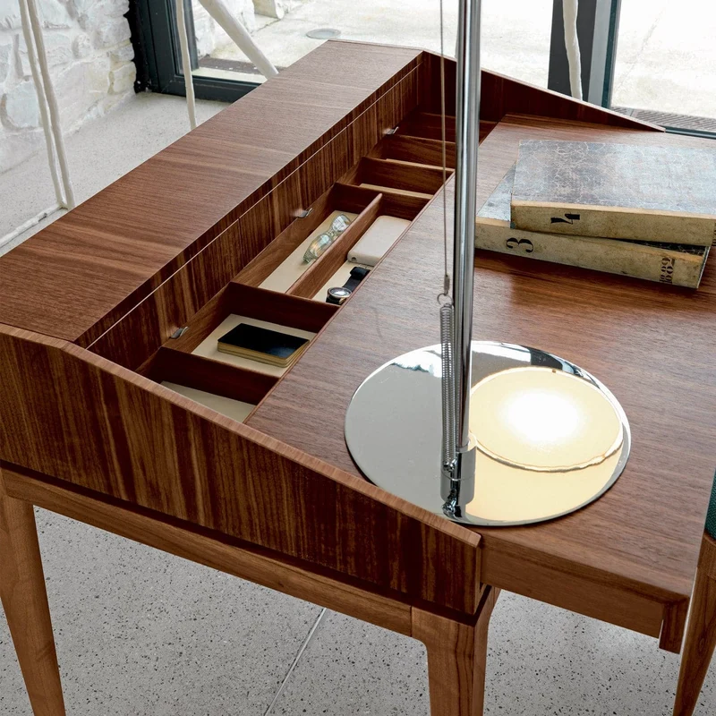 Walnut Wood Writing Desk IDEALE by Dale Italia