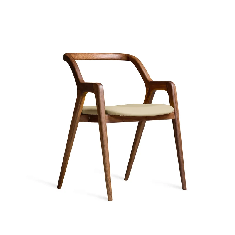 Walnut Wood Chair IN BREVE by Dale Italia