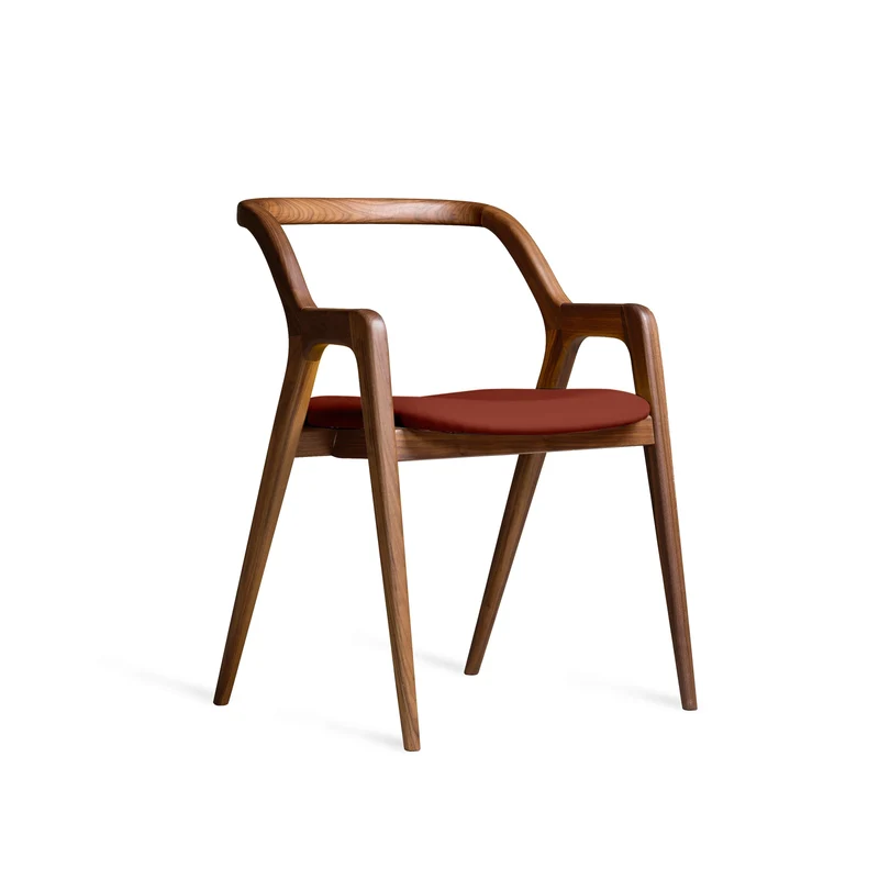 Walnut Wood Chair IN BREVE by Dale Italia