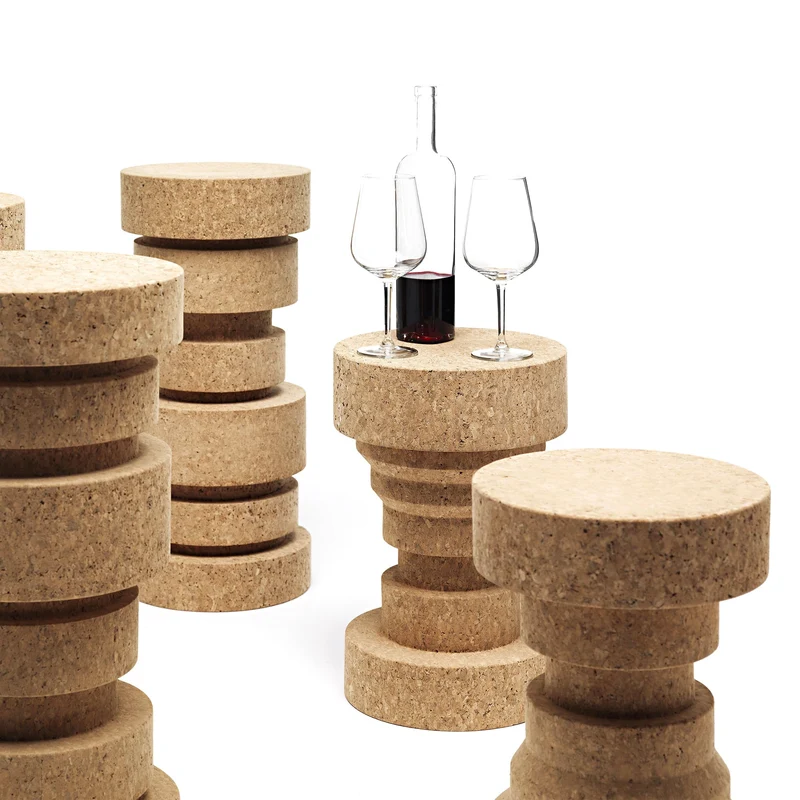 Cork Stool QUEEN by Claudio Bitetti for Mogg