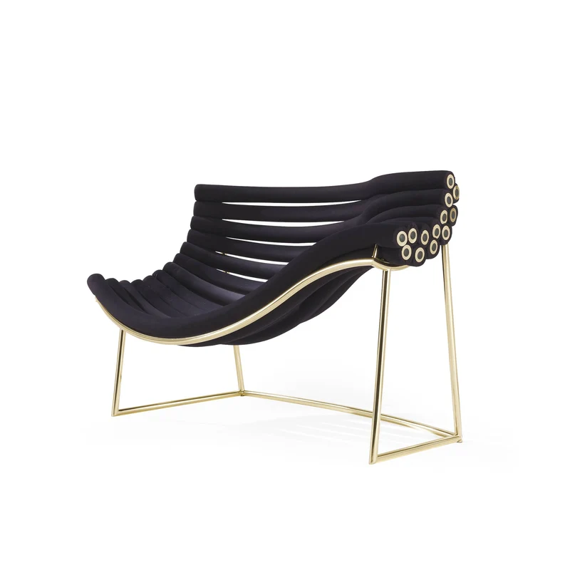 Metal Armchair AMEDEA by Debonademeo