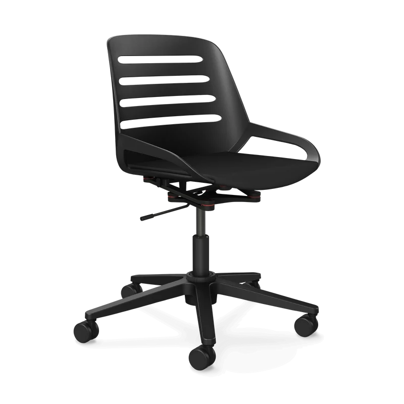 Aeris Numo Task Gestellfarbe schwarz Kunstleder Mediflex schwarz