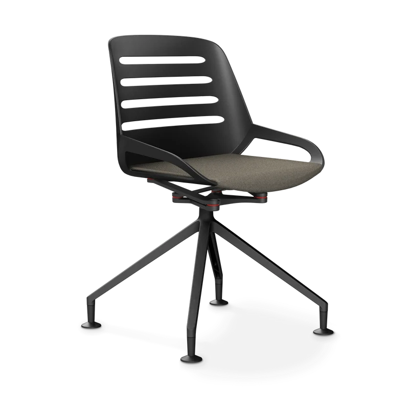 Aeris Numo Comfort Fußkreuz Gleiter Sitzbezug beige meliert