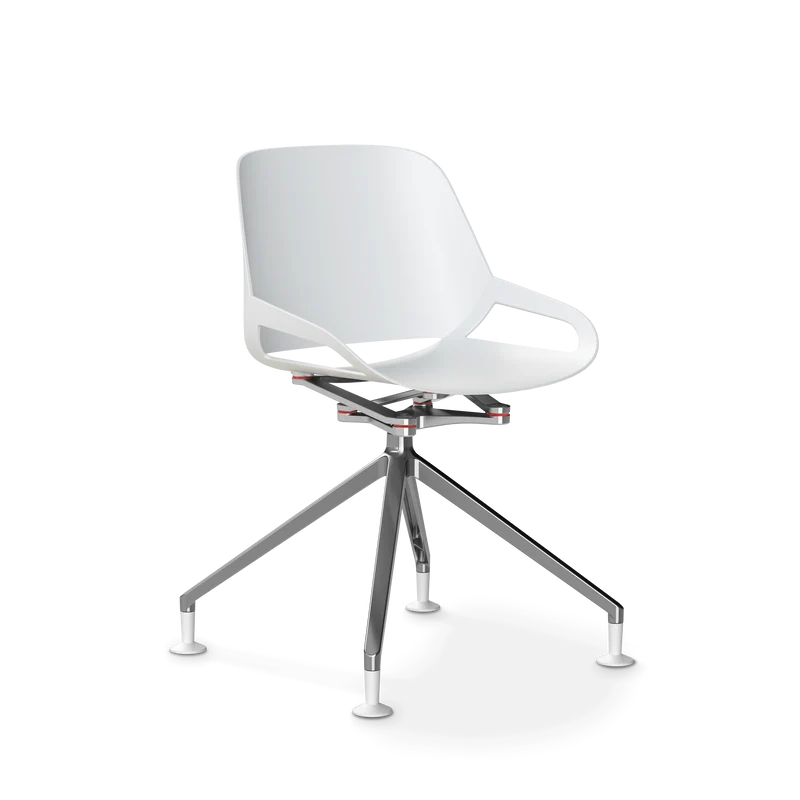 Aeris Numo Fußkreuz Gleiter Sitzschalenfarbe weiß