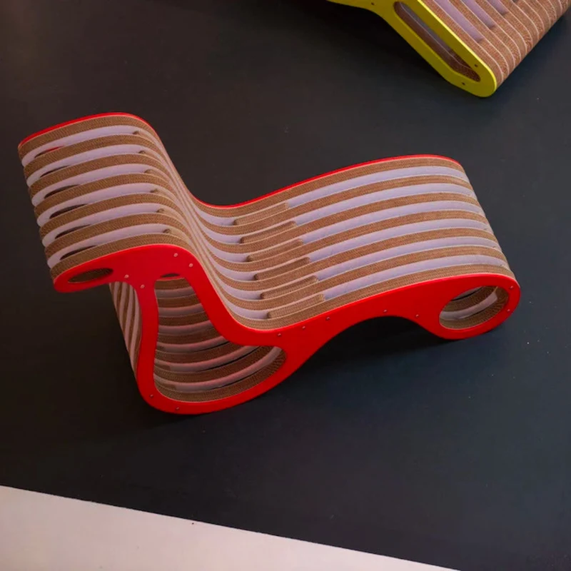 Cardboard and Wood Chaise Longue X2CHAIR