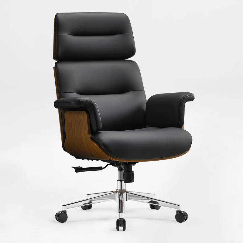 Mathias Marcel, High Back Faux Leather Office Chair