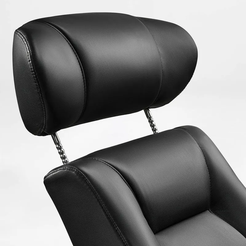 Matteo,Napa Leather Lounge Chair and Ottoman