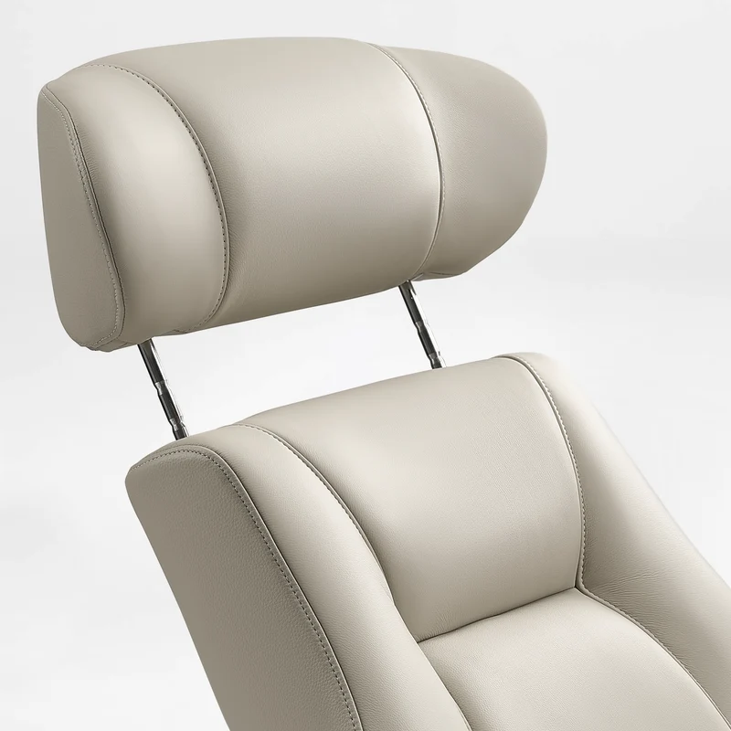 Matteo,Napa Leather Lounge Chair and Ottoman