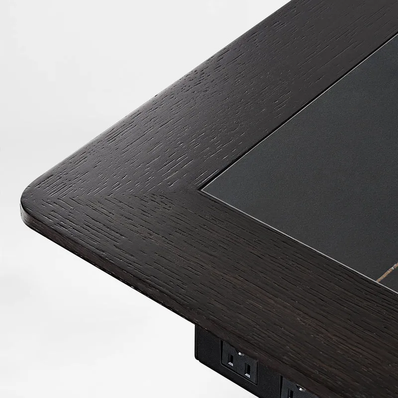Zen Classic Executive Standing Desk with Cabinets (86"x39")