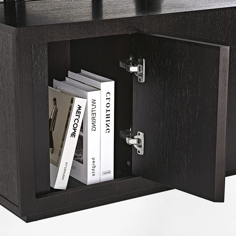 Zen Classic Executive Standing Desk with Cabinets (86"x39")