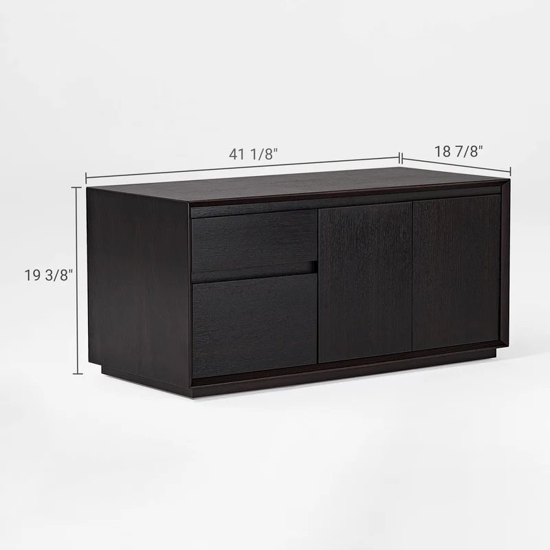Zen Classic Executive Standing Desk with Cabinets (86"x39")