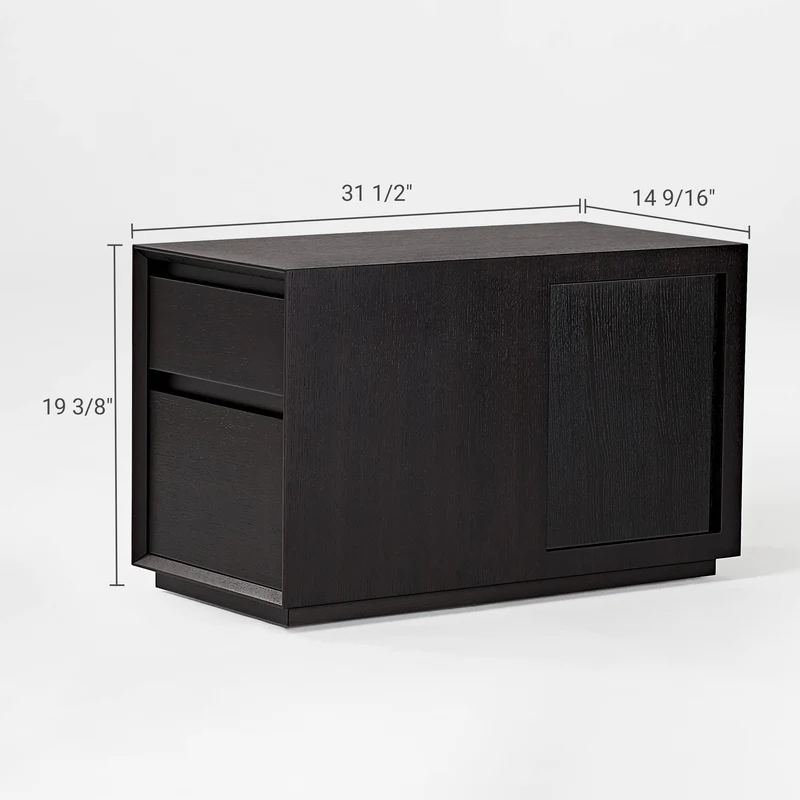 Zen Classic Executive Standing Desk with Cabinets (86"x39")