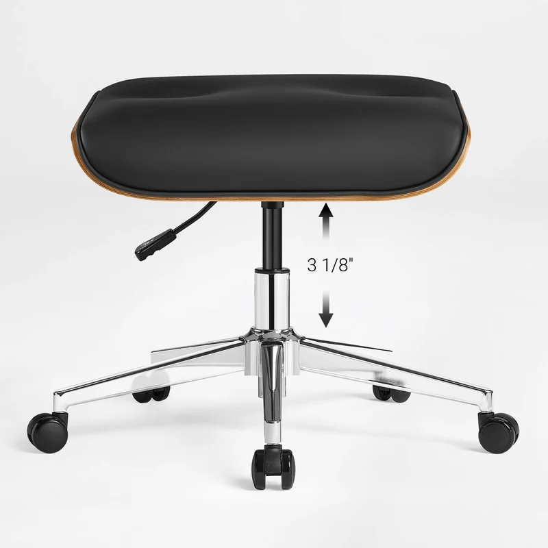 Mathias Leather Executive Chair with Ottoman