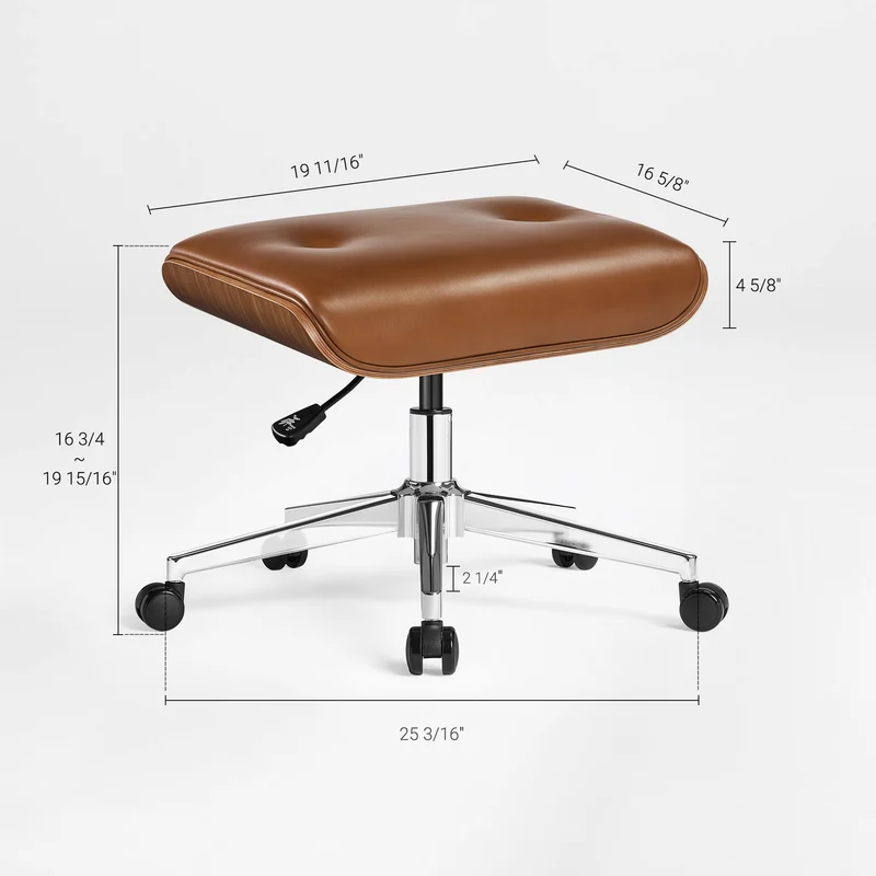 Mathias Leather Executive Chair with Ottoman