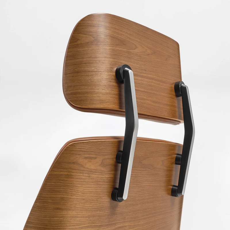 Mathias Leather Executive Chair with Ottoman