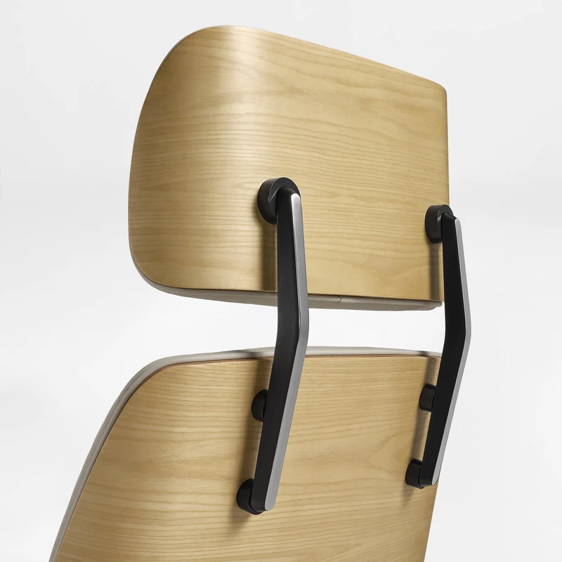 Mathias Leather Executive Chair with Ottoman