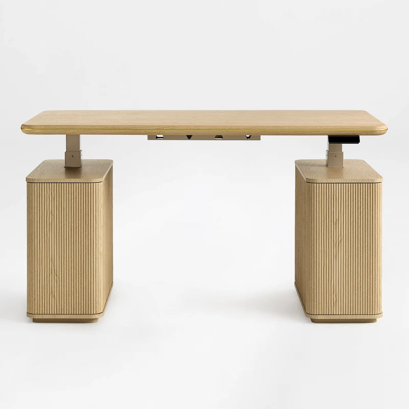 Opal Aurelia Fluted Standing Desk (60"x29")