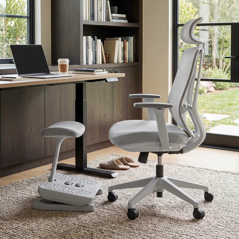 Dual-Level Ergonomic Office Foot Rest