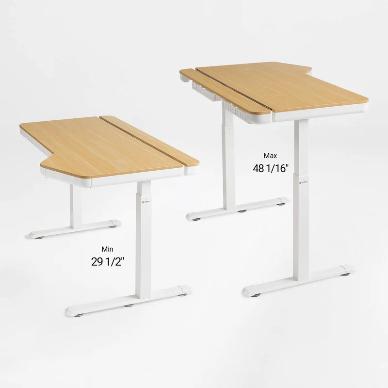 Prime Electric Standing Desk with RGB Lighting (55"x34")