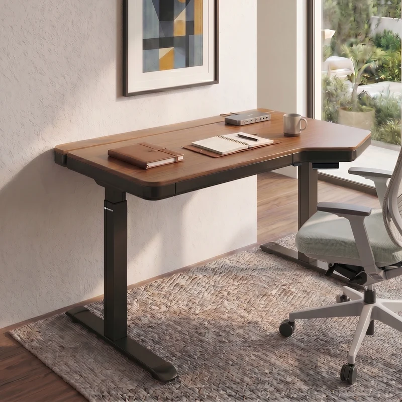 Prime Electric Standing Desk with RGB Lighting (55"x34")