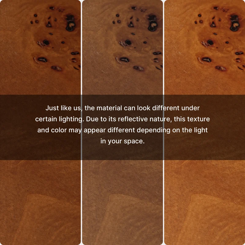 43" Brown Round Coffee Table Set of 2