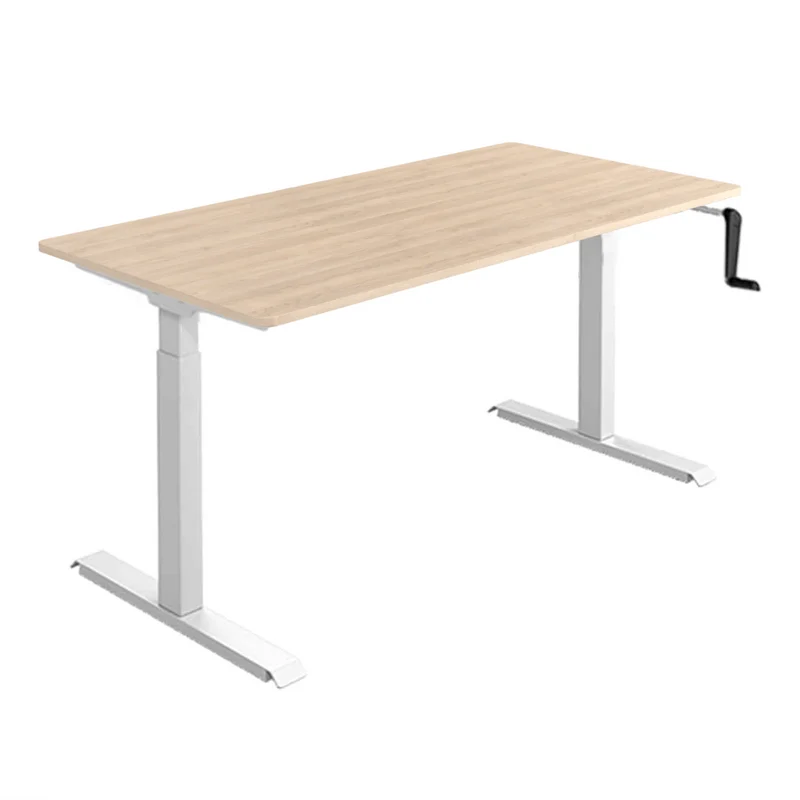 Höhenverstellbarer Schreibtisch manuell MO Casa Mo One Plus per Kurbel - 70 kg Maximalbelastung