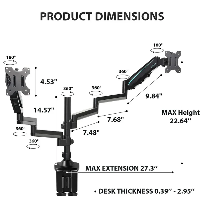 Professional Set: Aero Pro Standing Desk, Chair & Accessories