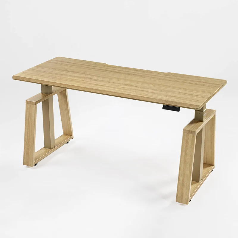 Home Office Set: Ark Lite Standing Desk & PU Leather Chair