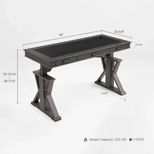 Executive Office Set: Ark X Standing Desk & Executive Office Chair