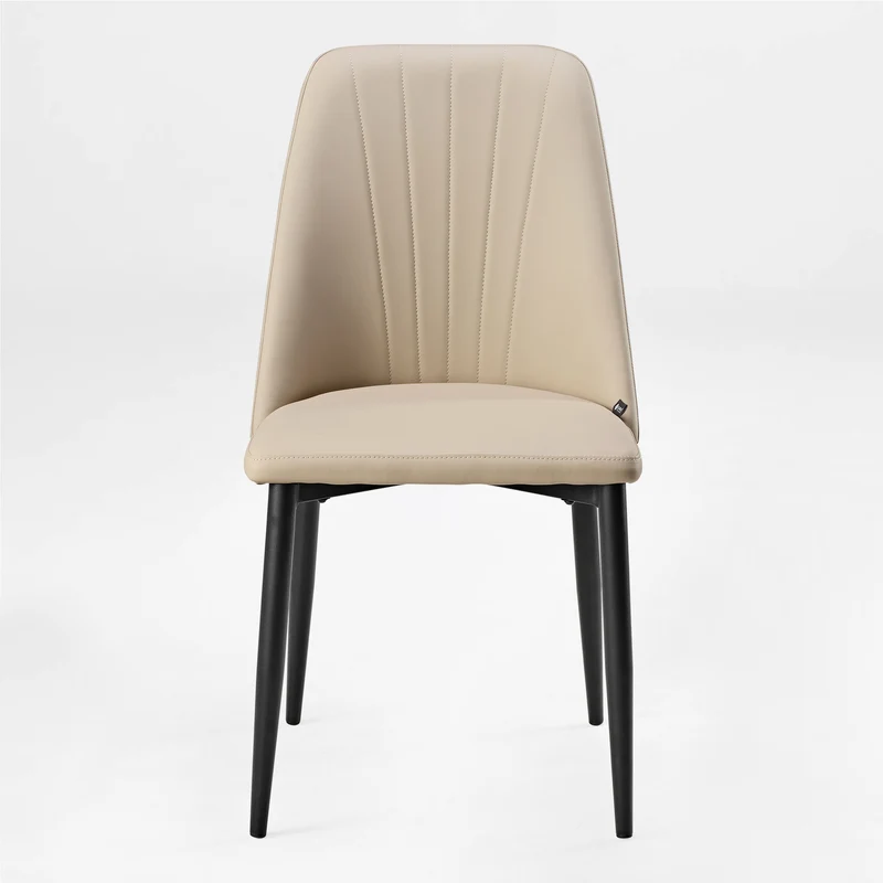 Chester, Upholstered Dining Side Chairs Set of 2, Off-white