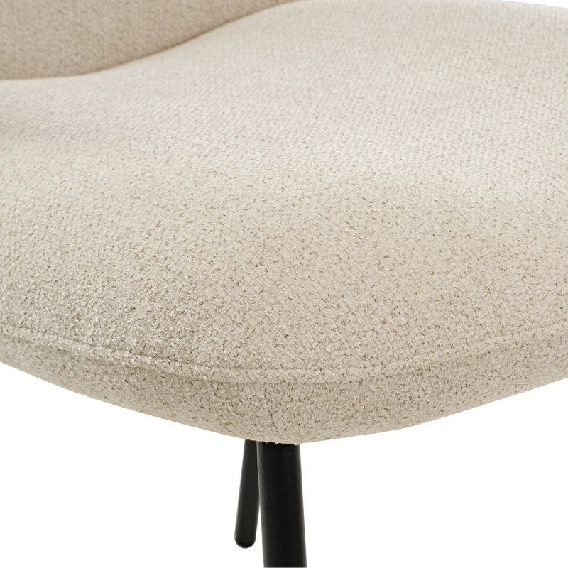 Sage, Upholstered Dining Side Chairs Set of 2, Off-White