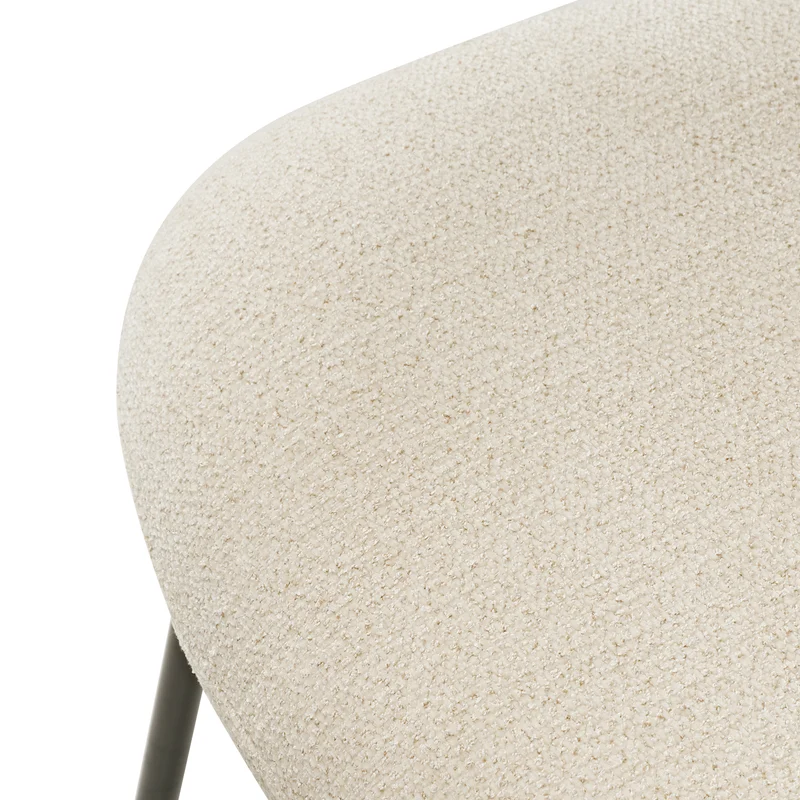 Sage, Upholstered Dining Side Chairs Set of 2, Off-White