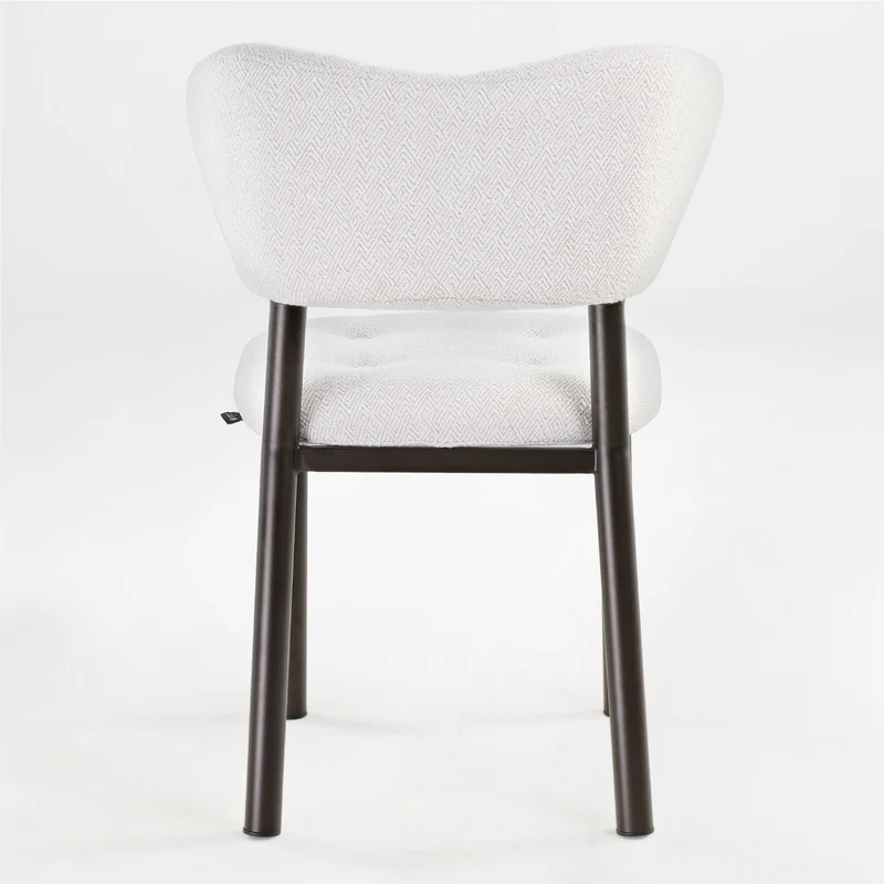 Nibbles, Upholstered Dining Side Chairs Set of 2, White