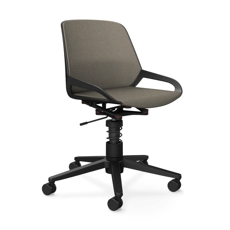 Aeris Numo Task Gestellfarbe schwarz Sitzbezug beige meliert