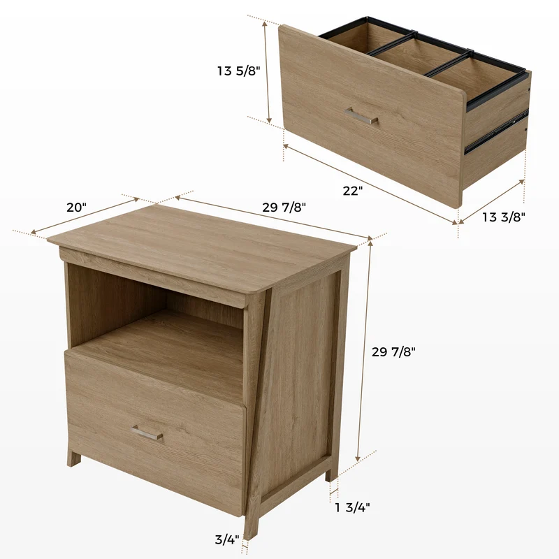 Executive Office Set: Ark EL Standing Desk, Chair & Storage