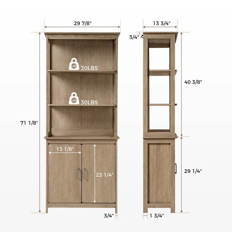 Executive Office Set: Ark EL Standing Desk, Chair & Storage