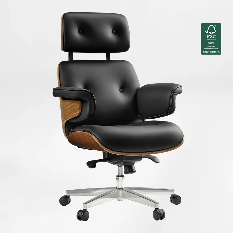 Executive Office Set: Ark Standing Desk & Premium Executive Chair