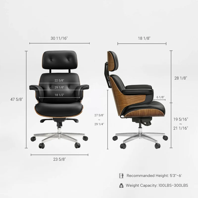 Executive Office Set: Ark Standing Desk & Premium Executive Chair