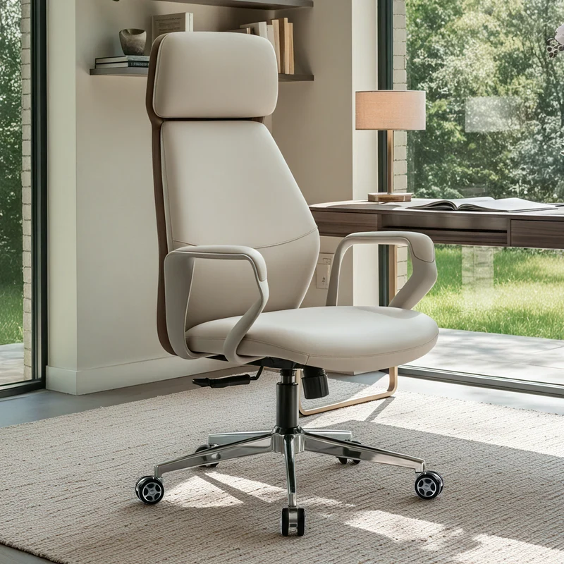 Aric, Faux Leather Executive Office Chair