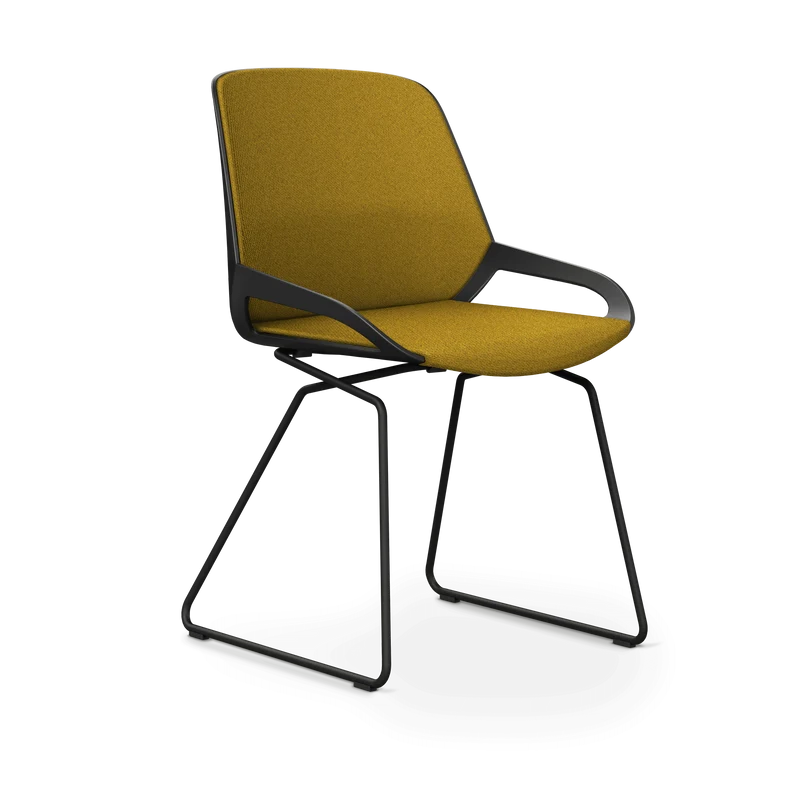 Aeris Numo Comfort Kufengestell Sitzbezug gelb meliert